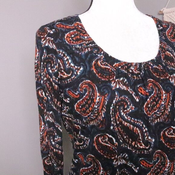 Talbots‎ | Paisley Print Knit Top MP - Picture 3 of 7